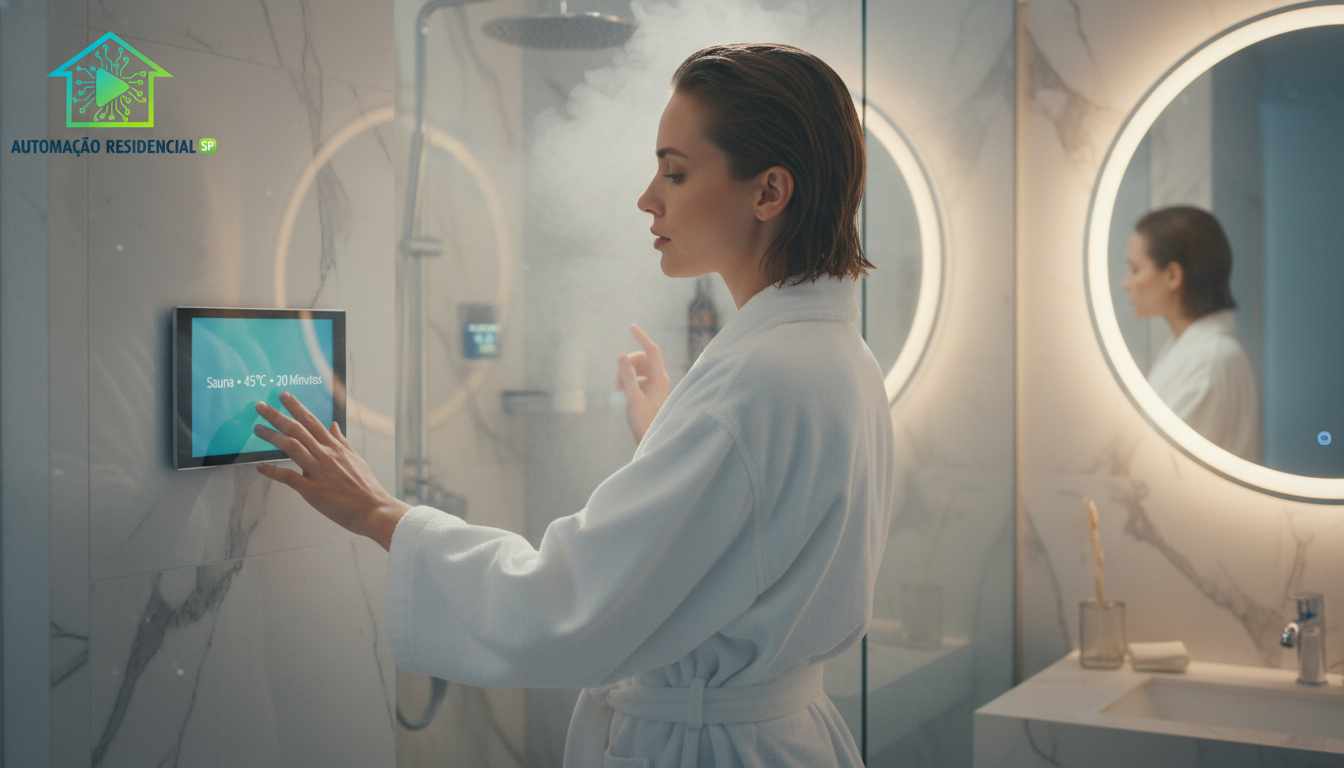 Banheiro inteligente alto padrão automação SP