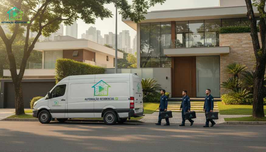 Equipe atendimento automação residencial SP